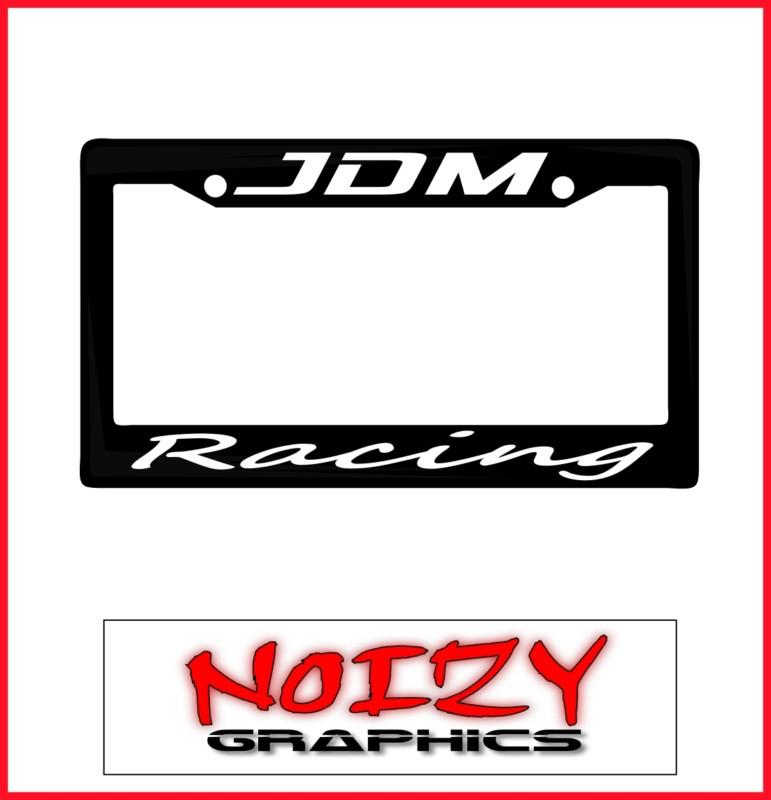 License plate frame car sticker decal honda mitsubishi subaru toyot jdm racing