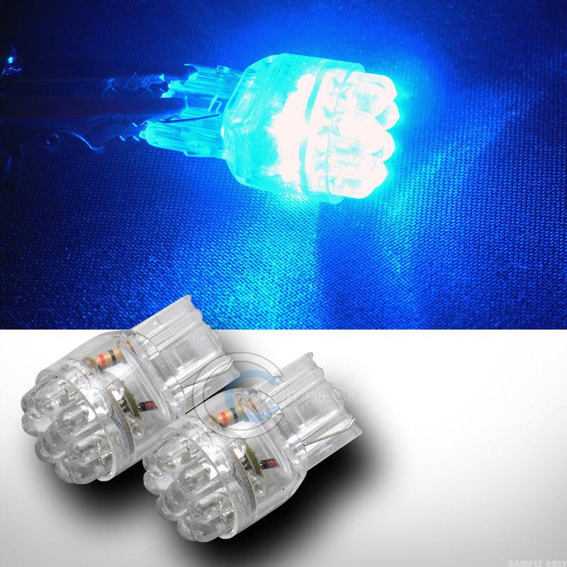 2x 7440 t20 15 high power led blue backup/reverse tail light bulb dc 12v aa16