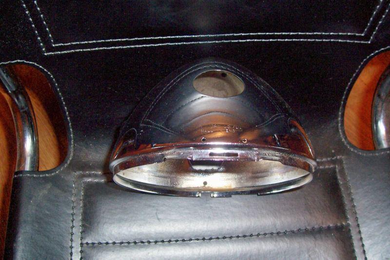   triumph pre unit head light shell nos  60------65 lucas