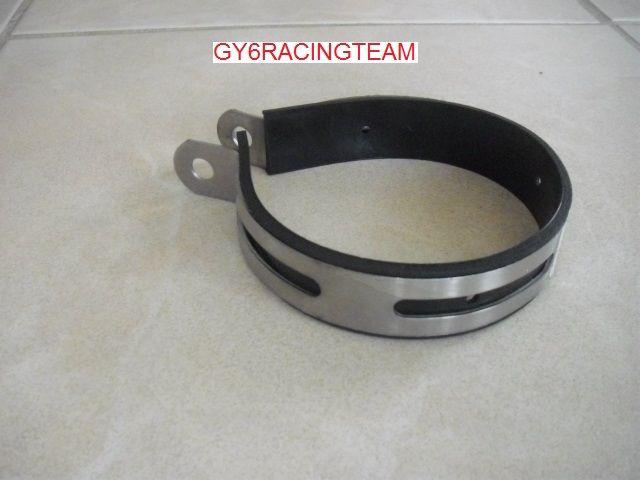 Scooter 125cc 150cc gy6 oem exhaust fastener bracket with rubber