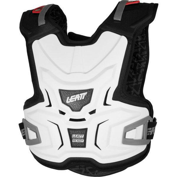 White l/xl leatt adventure body vest lite junior