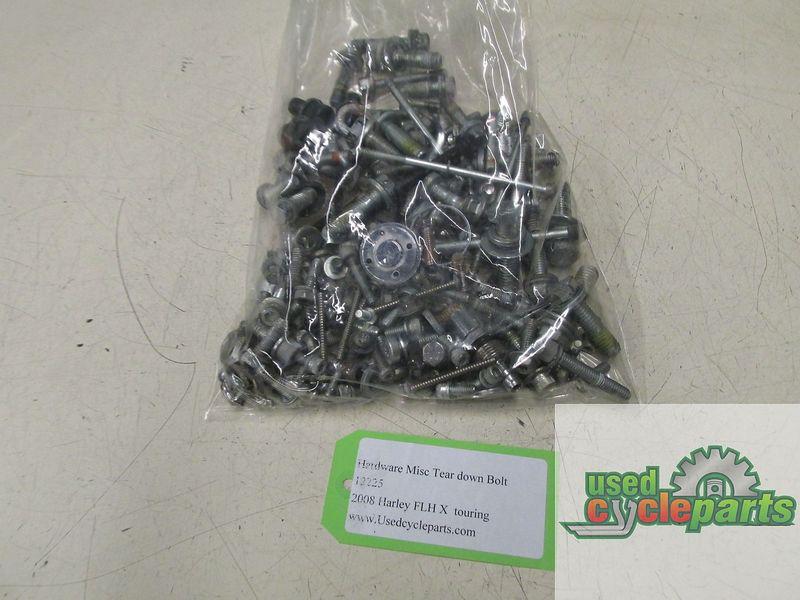  2008 harley flh flhx street glide-free usa shipping-assorted tear down bolts 