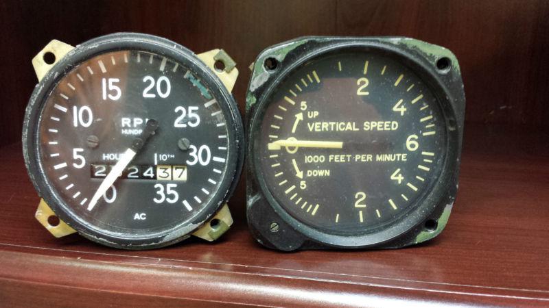 Vertical speed ind. and cessna tach pn: 1548713-w, 22-200