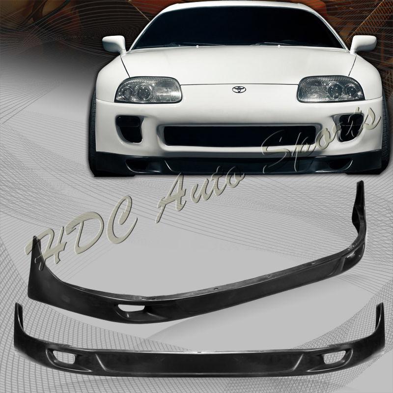 1993-1998 toyota supra jdm polyurethane pu front bumper spoiler lip body kit