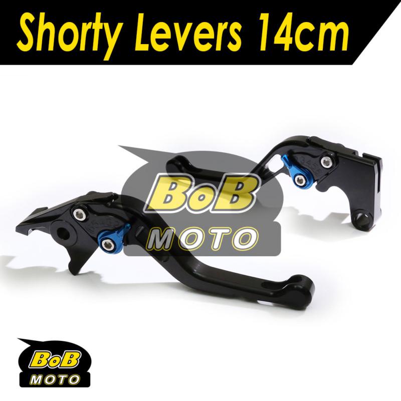 Honda st 1300 08 09 10 11 12 black short clutch brake levers set bsbu