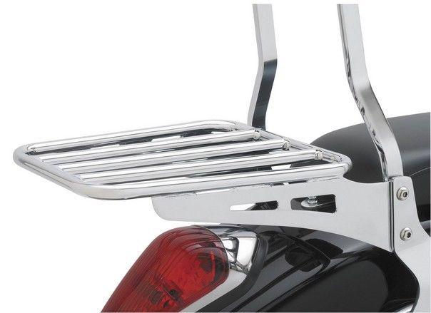 Cobra tubular sissy bar luggage rack honda vtx1800c 2002-2008