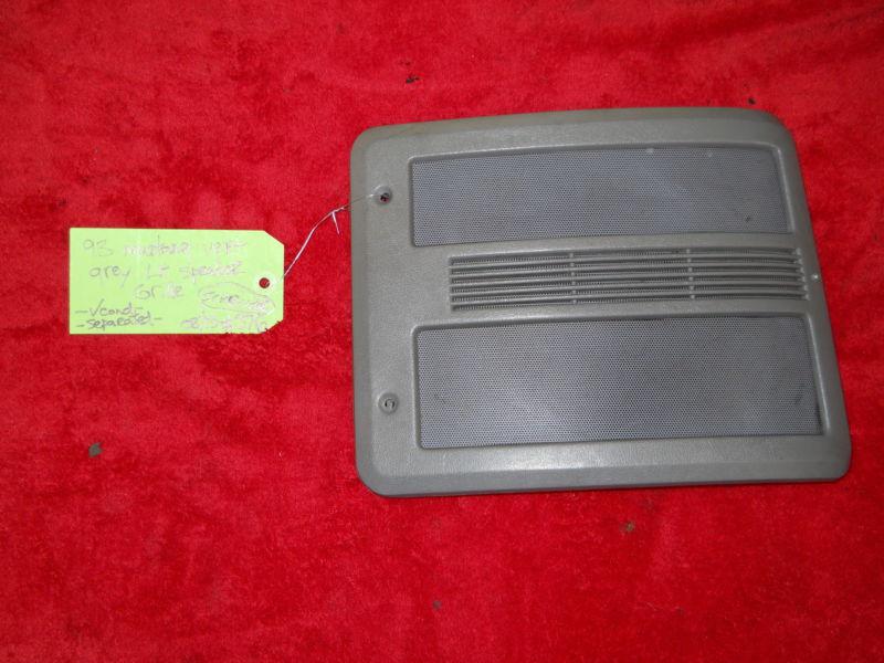 Lh left driver rear side speaker grille cover panel convertible grey gray #576