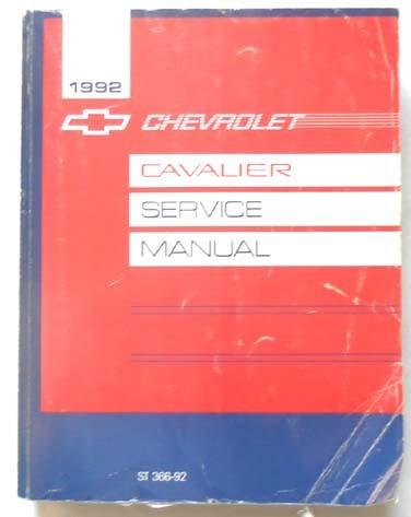 1992  chevrolet cavalier service repair manual gm