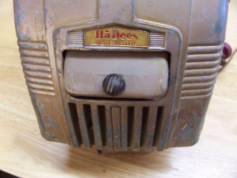 Vintage hadees heater, 30 40 50's car, truck, with original switch, great find!!