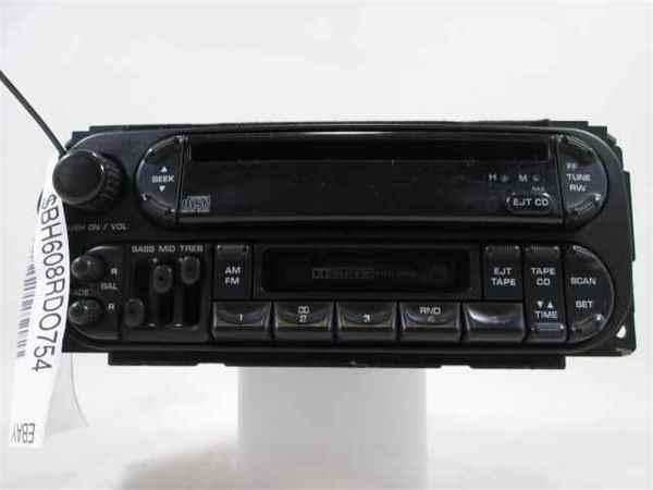 01 02 durango single disc cd cassette player radio oem