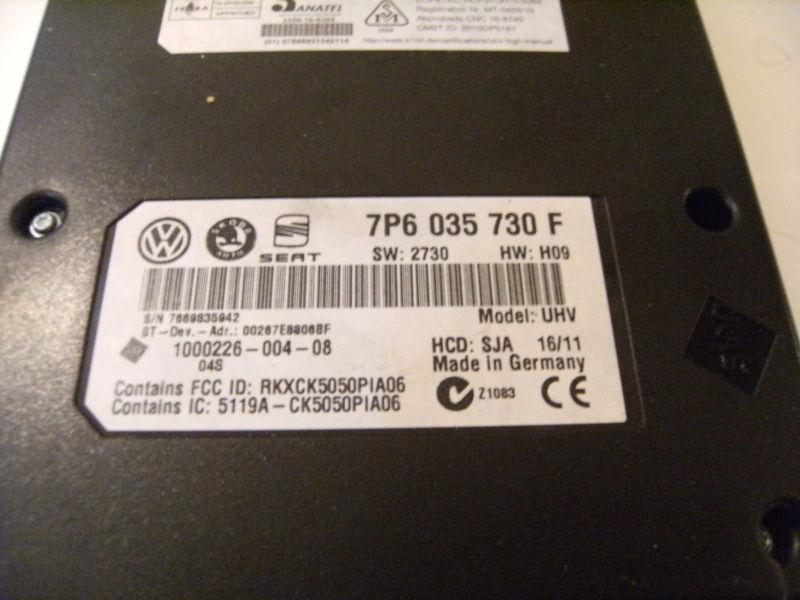 2011-13 oem  7p6 035 730 f bluetooth   module  