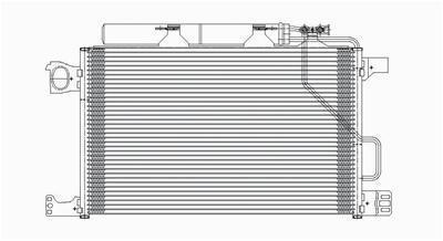 Sherman 83385 a/c condenser mercedes-benz c230