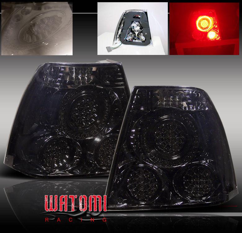 99-04 vw jetta bora led tail lights smoke 1999 00 01 02