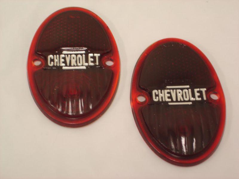 1933 - 1936 chevrolet tail light lens stock glass 34 35