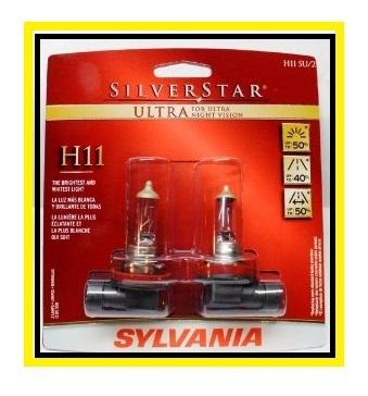 H11 su2  sylvania silverstar ultra ~ 2 bulbs