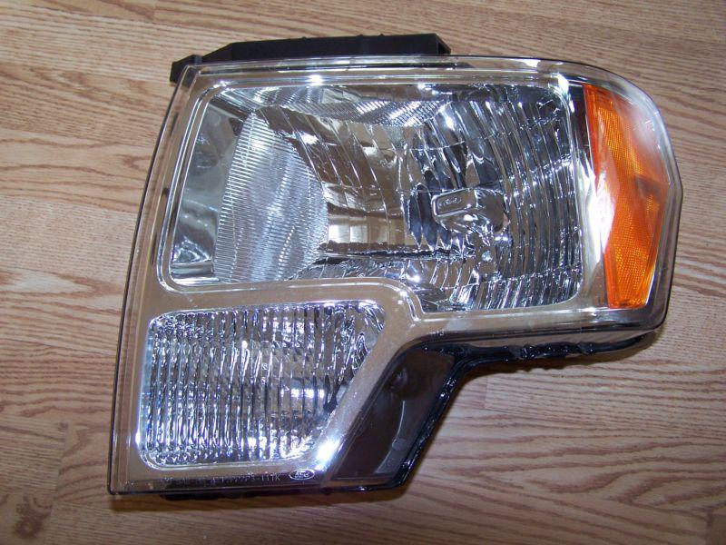 2009-2013 ford f150 oem right headlight headlamp perfect condition ford original