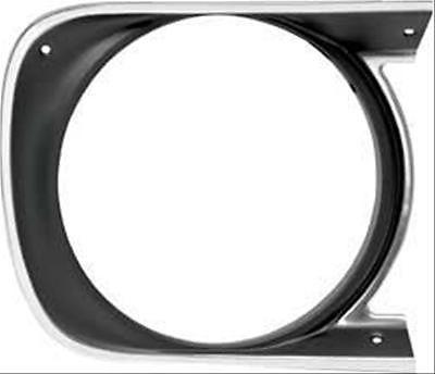 Oer 3914770 headlamp bezel aluminum black passenger side chevy ea