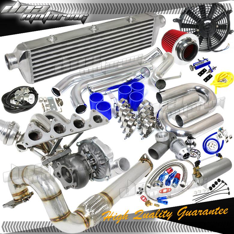 B-series stainless t3 turbo/turbocharger kit civic/crx 