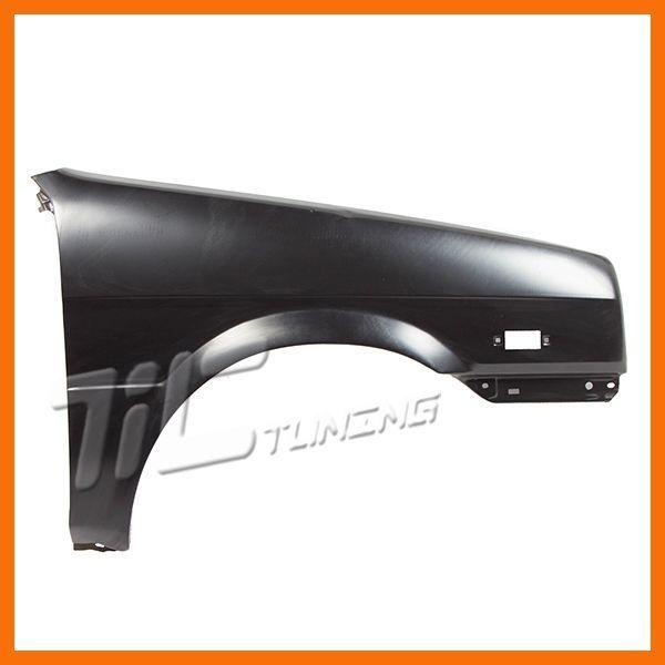 87-88 subaru justy passenger right front fender primered black steel dl gl hb rh