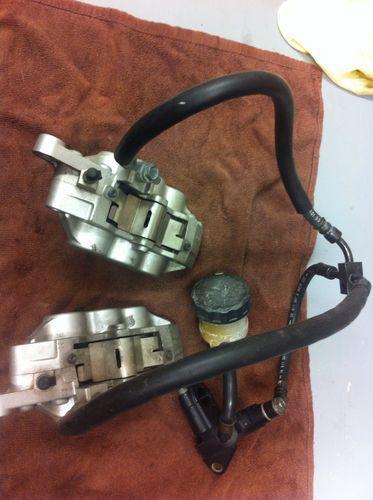 Kawasaki zx6r 99-02 zzr600 02-08 brake calipers master cylinder and lines