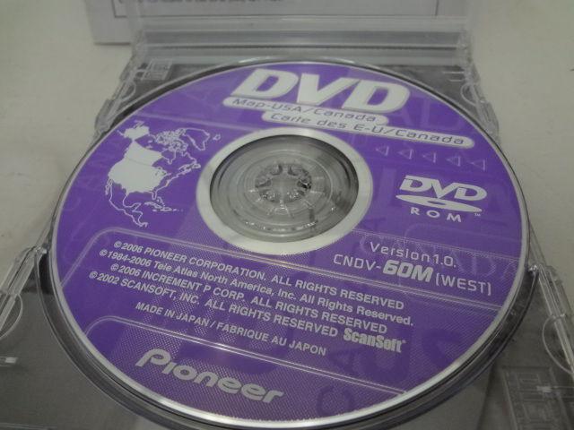 Pioneer  cndv-60m  east /  west   dvd  navigation  discs !!!