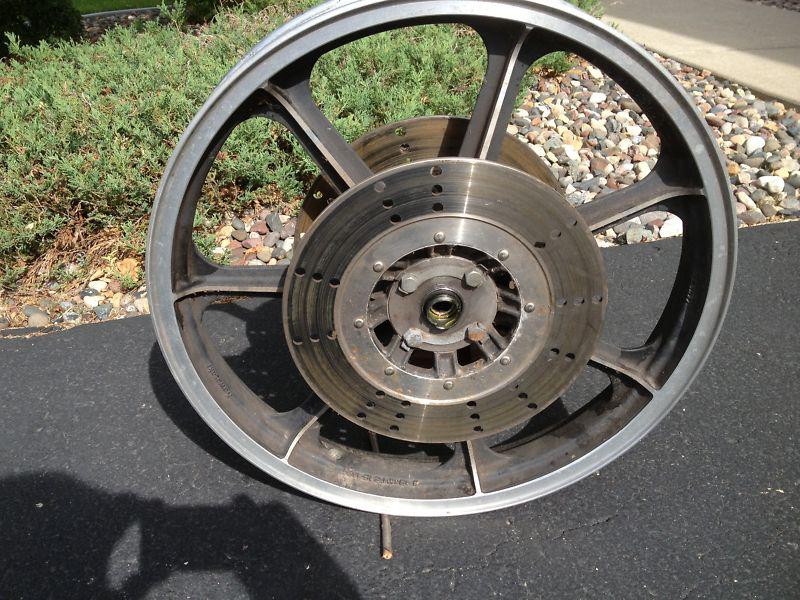 1979 kawasaki sr650 ,front rim,kz650sr, rotor