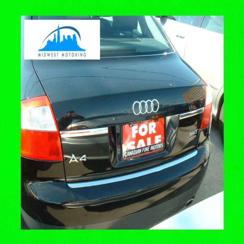 2002-2005 audi a4 precut chrome trim for trunk tailgate 2pc w/5yr warranty