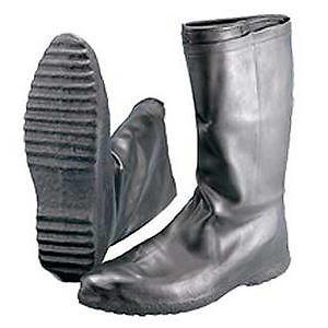 Motorcycle  rubber rain boots fit over youre leather boots sixe x-large