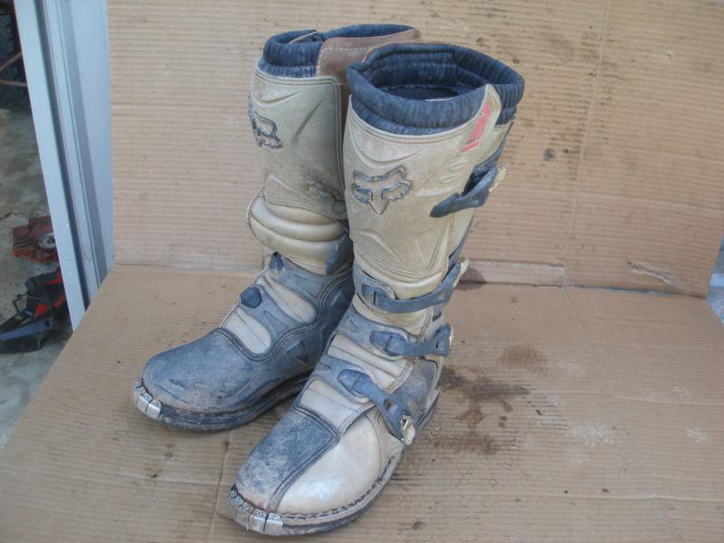 Fox motocross boots moto x atv m 10 ref#8