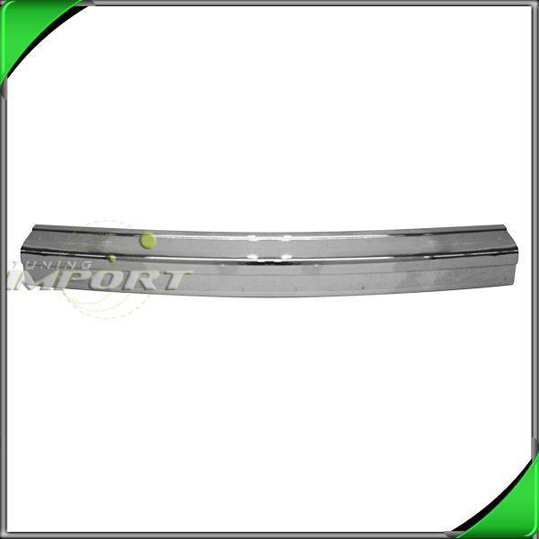 85-88 ford escort lx steel chrome center front bumper impact face bar fo1002203