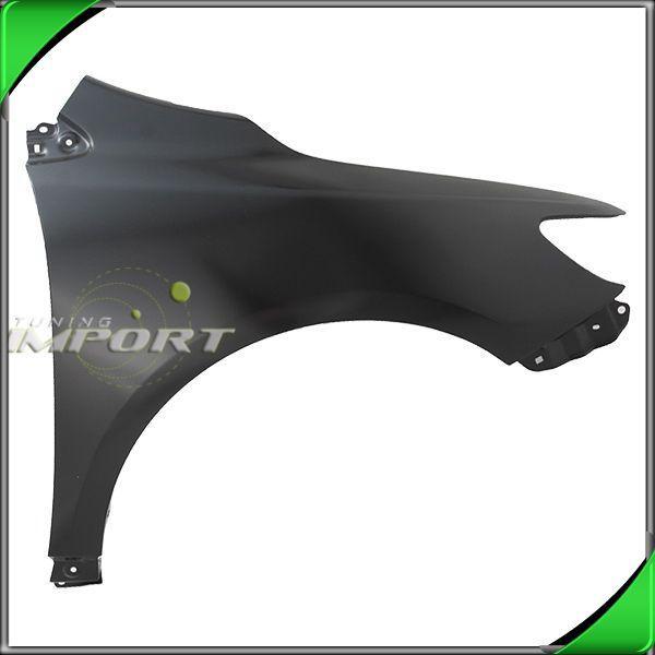 2009-2012 corolla jap buiilt wo s.lamp right front fender primed black steel rh