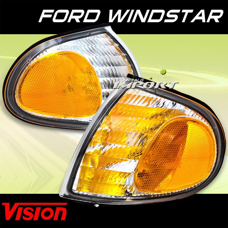 Ford 95-97 windstar vision left+right new replacement corner signal lights lh+rh