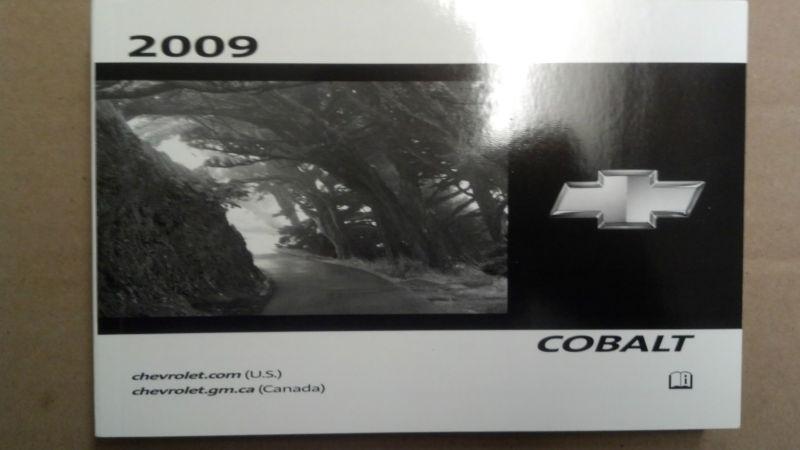 Owner manual gm 2009 cobalt