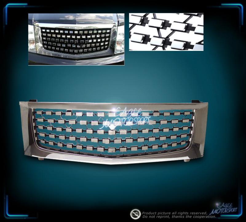 2002-2006 cadillac escalade esv ext dna classic brick style chrome grille