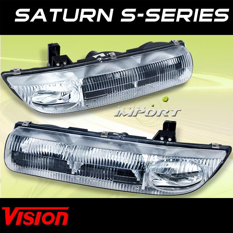 Purchase SATURN 96-99 SEDAN/WAGON S SERIES VISION PAIR HEADLIGHT in CA ...