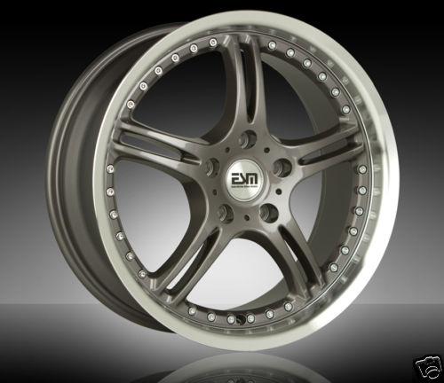 18x7.5 18" wheels rims 5x120 esm style 003 bmw 3 series 325i z3