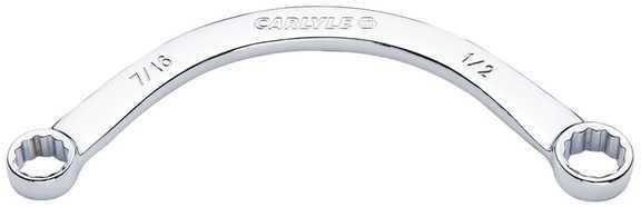 Carlyle hand tools cht hmw1416 - wrench, half moon box end; 7/16"" x 1/2""; 1...