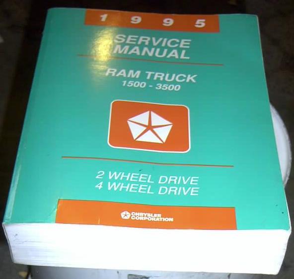 1995 dodge ram truck factory shop service repair manual cummins diesel & gas