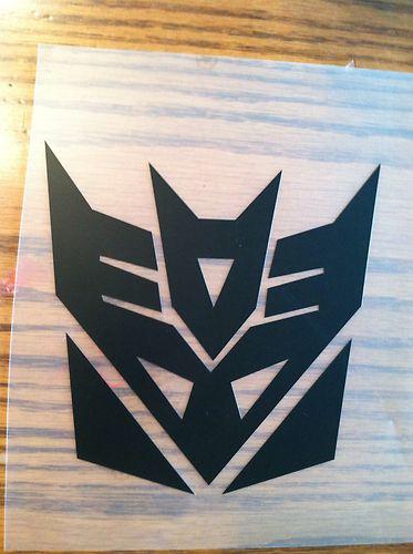 Decepticon transformers megatron vinyl decal sticker car truck