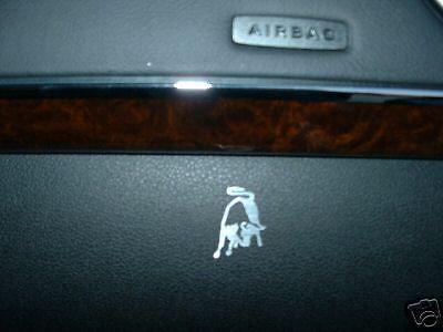 (2pcs) dashboard badge sticker decal *lamborghini logo*
