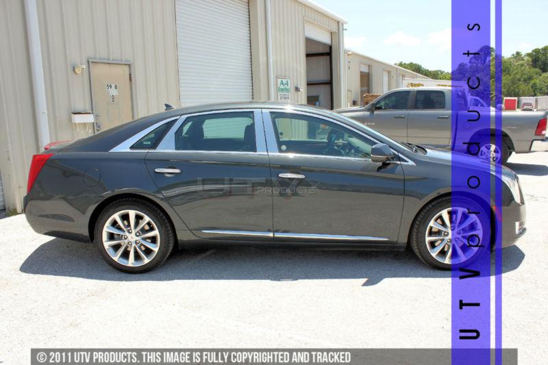 2013 cadillac xts 8pc stainless steel beveled chrome pillars posts trim 13 