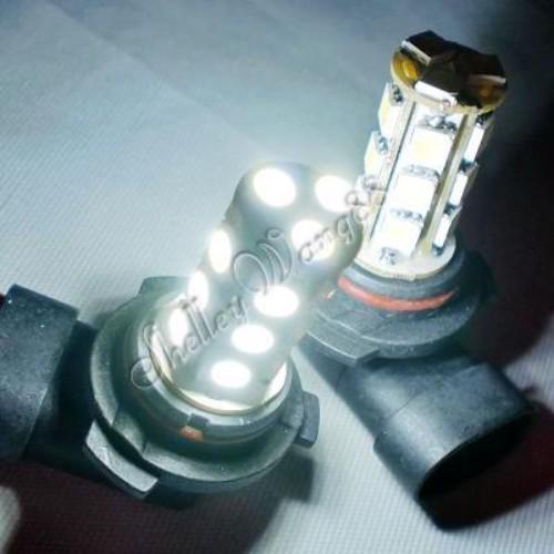 2x18 led 5050 smd 9005 fog white bulb lamp car light