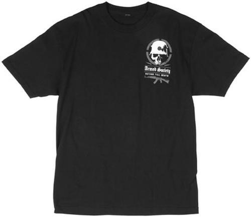 New msr metal mulisha enemy adult cotton tee/t-shirt, black, small/sm