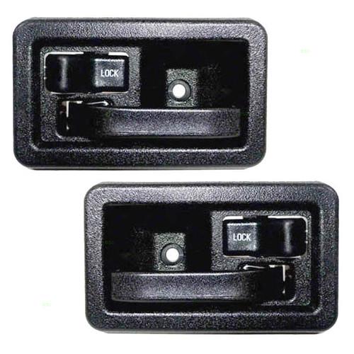 New pair set inside interior inner door handle assembly 87-06 jeep wrangler suv