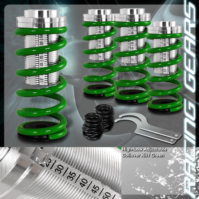 Civic prelude del sol integra jdm green suspension coilover lowering spring  kit