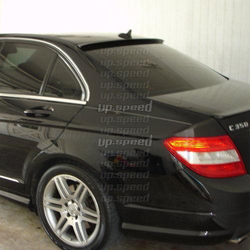 Painted for mercedes benz w204 sedan a type c-class trunk + roof spoiler 08-12 ◙