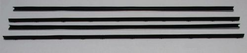 1970-72 plymouth duster/demon repops window felt weatherstrip kit 4 pcs