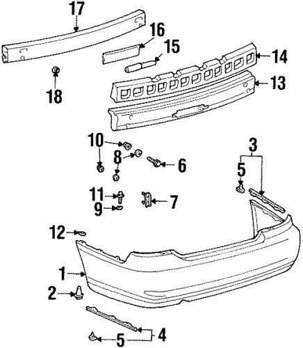 Lexus 5257533090 genuine oem factory original side support bolt