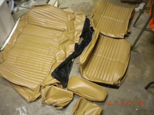 1978-80 el camino nu sandstone/palamino vinyl bench seat covers 79 upholstery ss