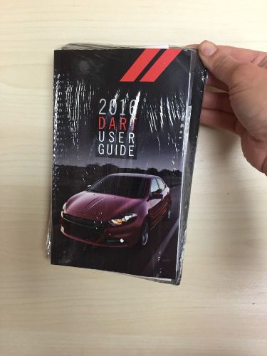 Dodge dart 2016 owners manual books with case &amp; all inserts !